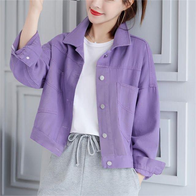 Damen Oversized Denimjacke Blau - Norvielle