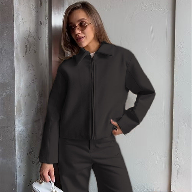 Damen Blouson Moderner Schnitt Norvielle - Norvielle
