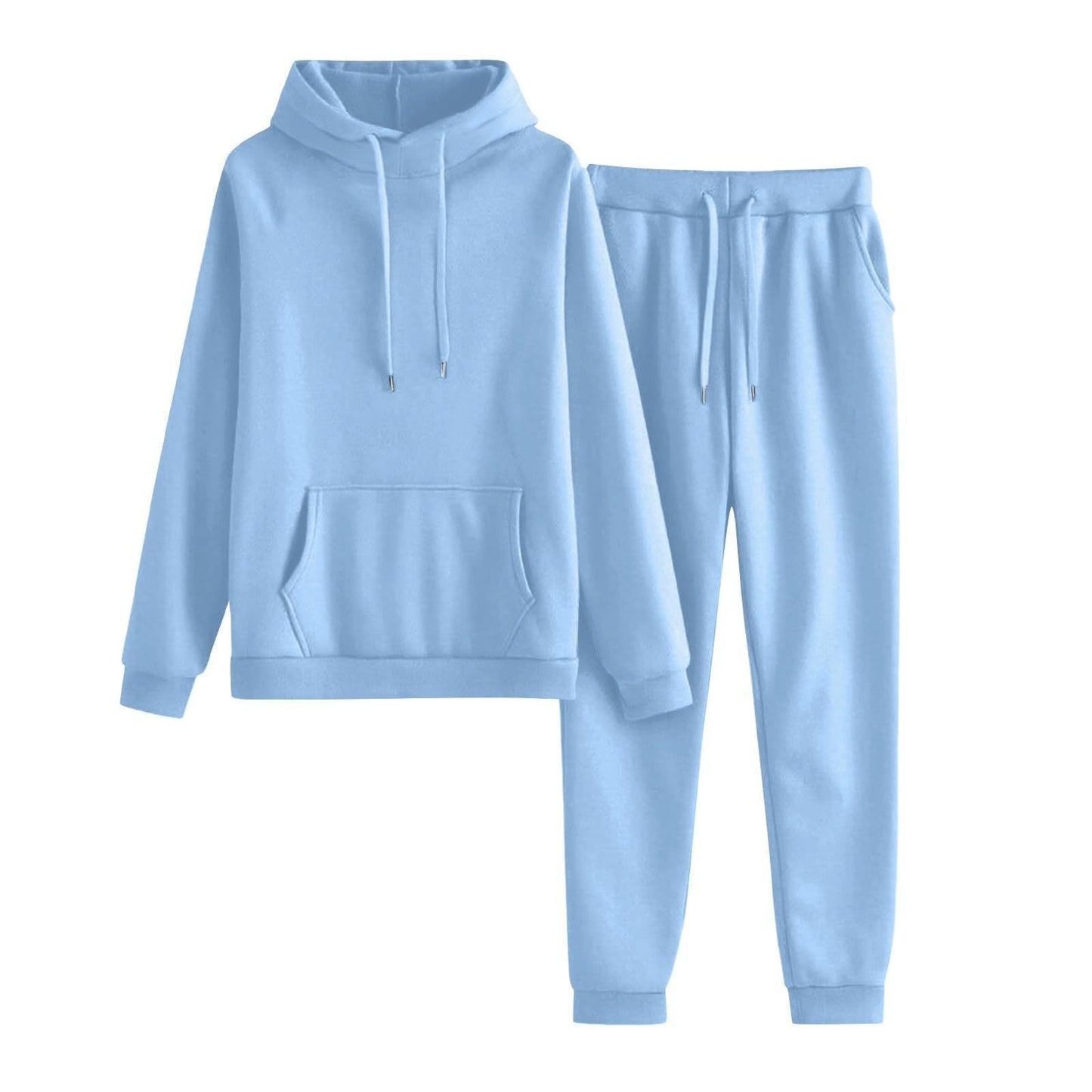 Damen Hoodie Jogginghose Set Lässig Mit Taschen Norvielle