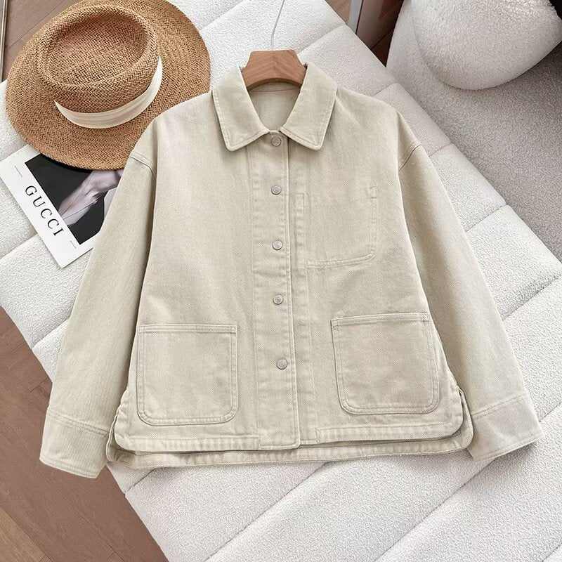 Damen Jeansjacke Modern Lässig
