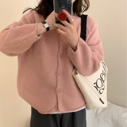 Damen Strickcardigan Kuschelig Weit Norvielle