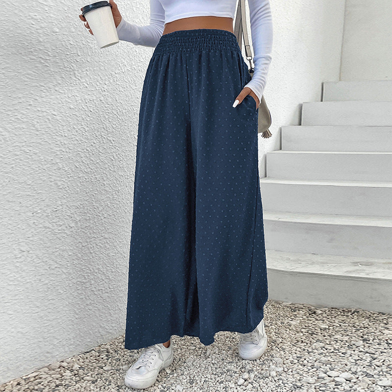 Damen Weite Hosen Elastischer Bund Norvielle