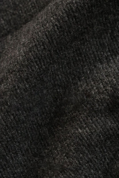 Damen Langärmliger Strickpullover Hoher Kragen Norvielle