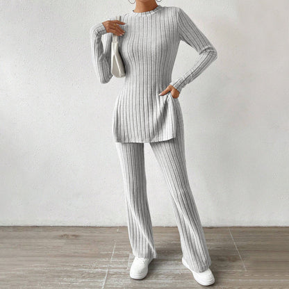 Damen Strickanzug Langärmlig Elegantes Design Norvielle