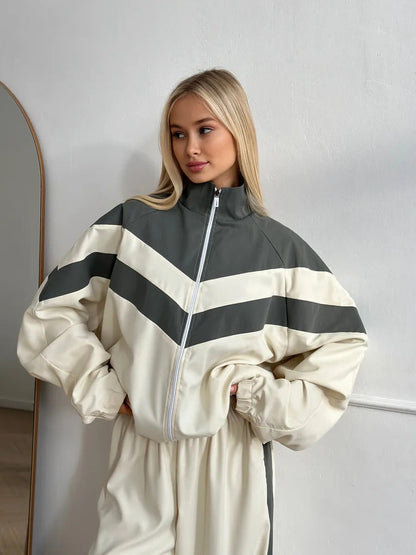 Damen Steppjacke Hochkragen Modern Norvielle