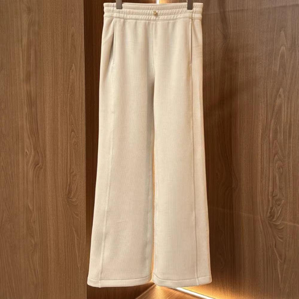Damen Loungehose Elastisch Weit Norvielle