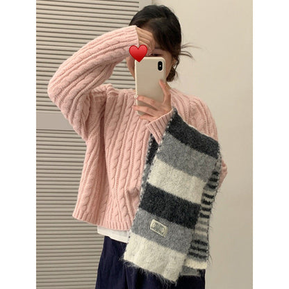 Damen Grobstrickpullover Lässiger Schnitt Norvielle