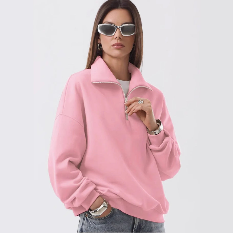 Damen Stehkragenpullover Norvielle Gemütlich
