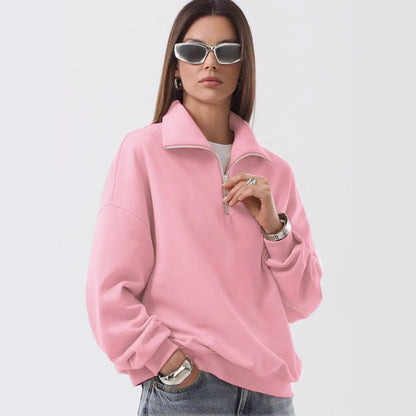 Damen Stehkragenpullover Norvielle Gemütlich