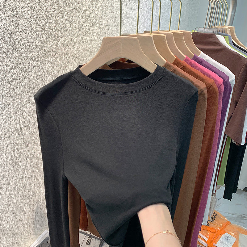 Damen Langarmshirt Feine Struktur Norvielle