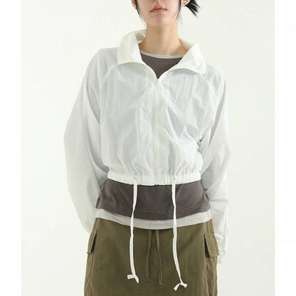 Damen Windjacke Leicht Atmungsaktiv Norvielle