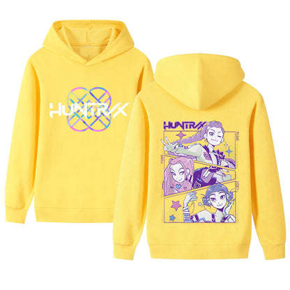 Damen Kapuzensweater Anime-Design Gemütlich Norvielle