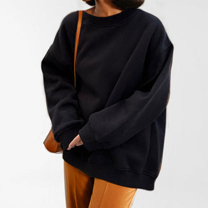 Damen Oversized Sweatshirt Weiter Schnitt Lässig Norvielle