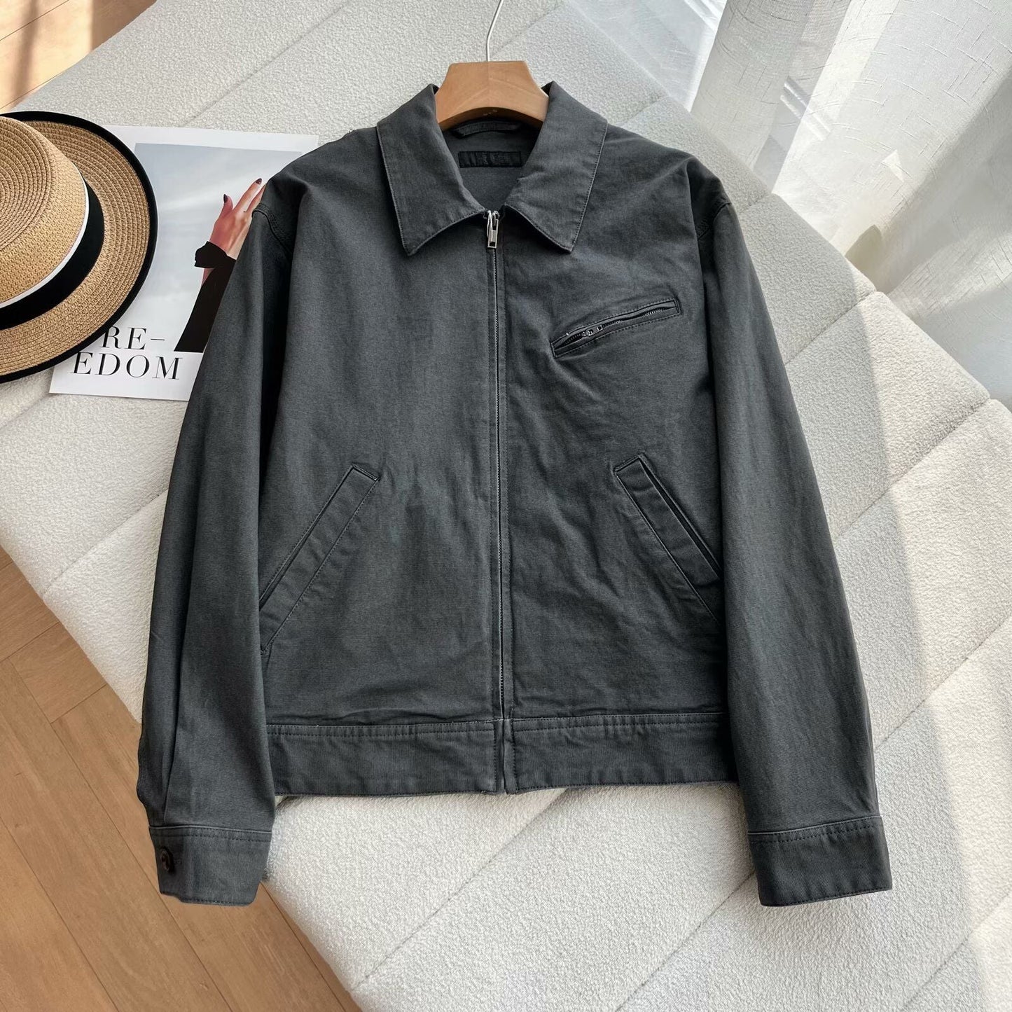Damen Übergangsjacke mit Reißverschlusstaschen Norvielle