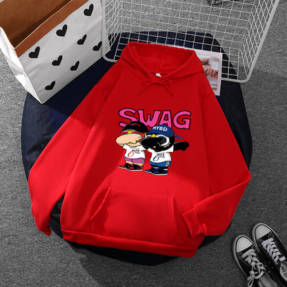 Damen Hoodie Cartoon-Design Norvielle - Norvielle