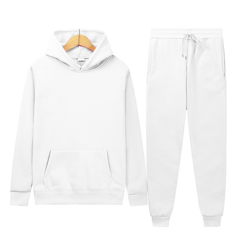 Damen Kapuzenpullover-Set Baumwollmix Jogginghose Anthrazit