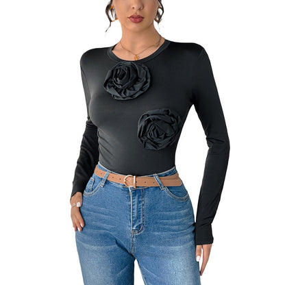 Damen Body Strukturiert Floralmuster Norvielle