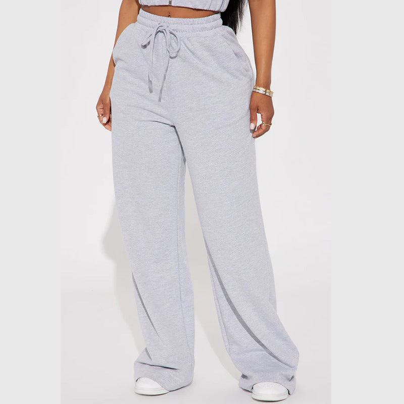 Damen Sweatpants Weite Passform Elastischer Bund Norvielle