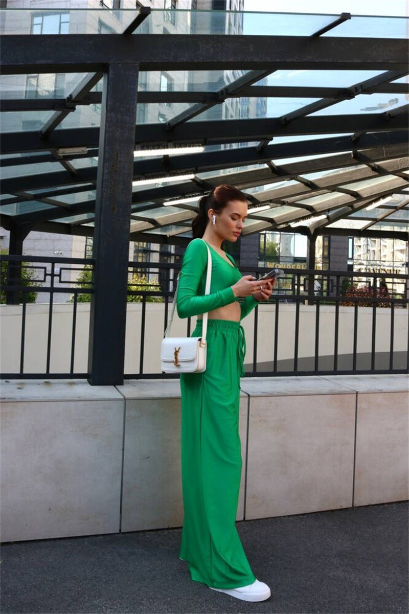 Damen Lounge-Set Weites Oberteil Lässige Hose Norvielle
