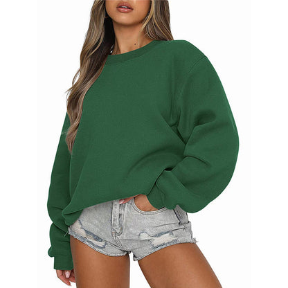 Damen Sweatshirt Lässiger Schnitt Voluminöse Ärmel Norvielle