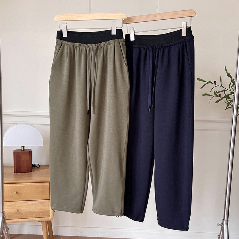 Damen Freizeithose Verstellbarer Bund Bequem