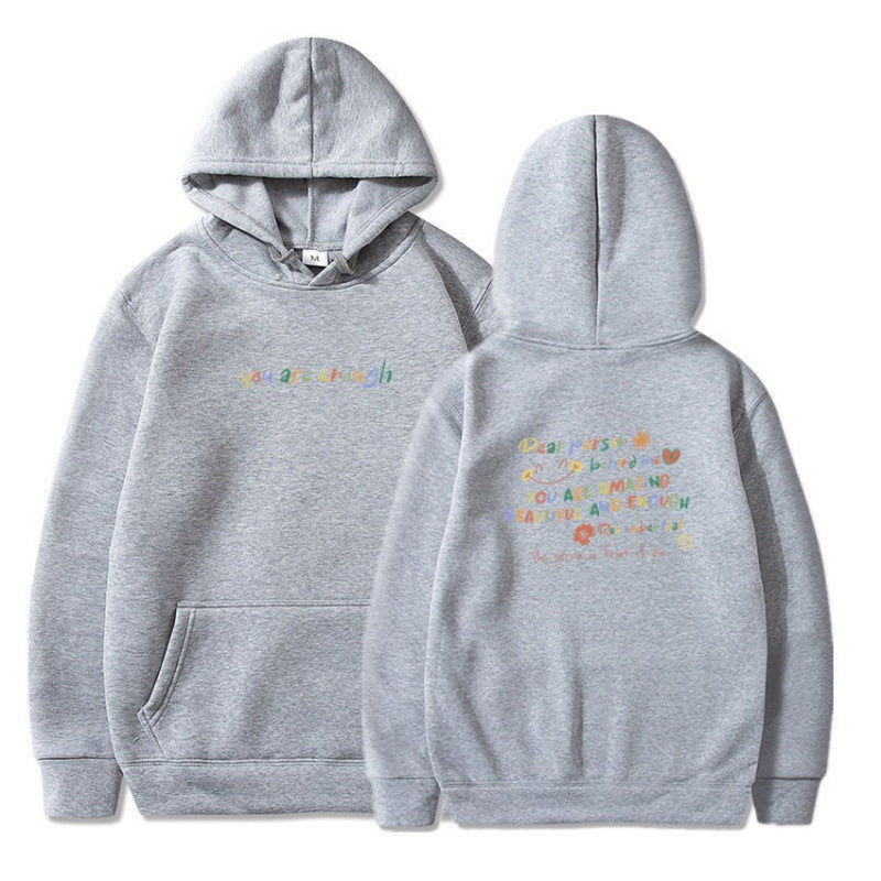 Damen Kapuzenpullover Komfort Passform Motiviert Norvielle