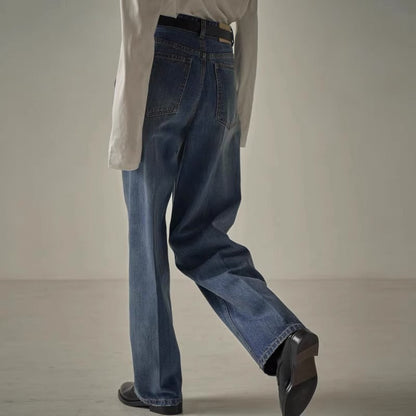 Damen Oberschenkelweite Jeans Norvielle passt bereits gut, aber für