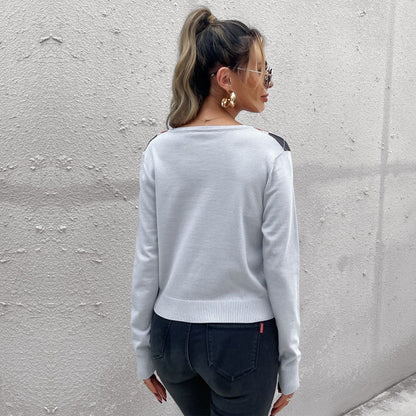 Damen Strickcardigan Rautenmuster Knöpfe Norvielle