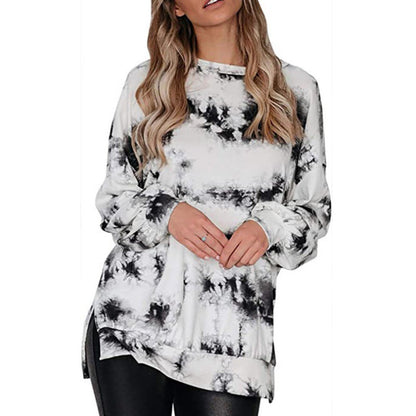 Damen Oversized Pullover Batikdesign Norvielle