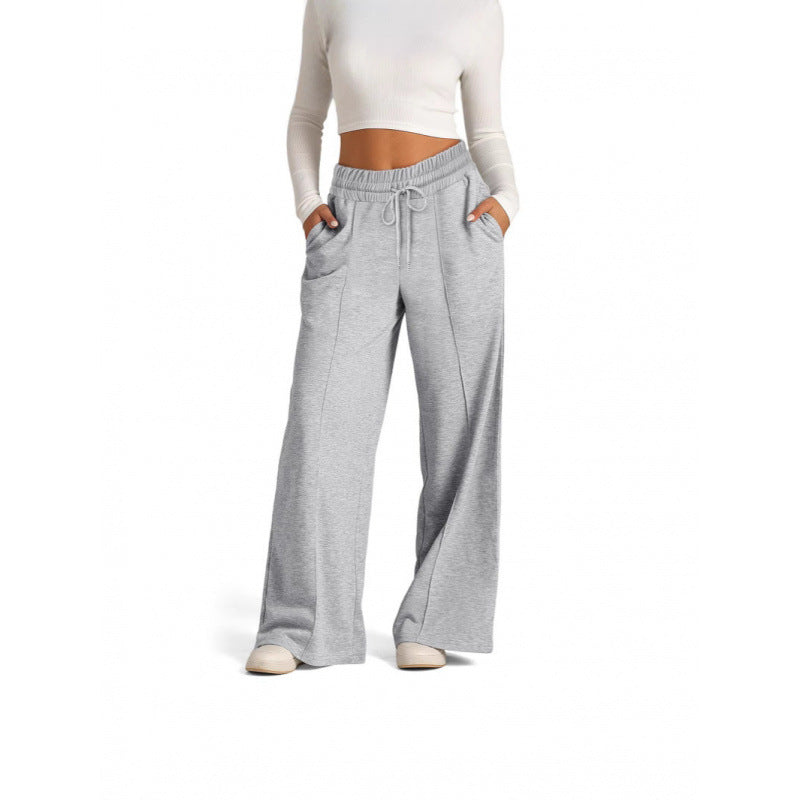 Damen Jogginghose Elastischer Bund Seitentaschen Norvielle