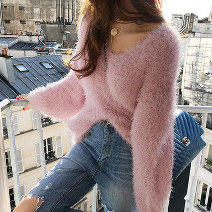 Damen Flauschpulli Norvielle Weich