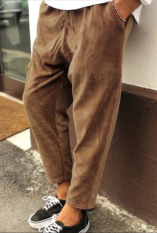 Herren Hose Knöchellang Mit Gummibund