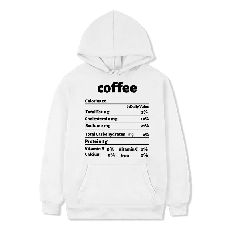Damen Kapuzenpullover Nährwertdesign Norvielle