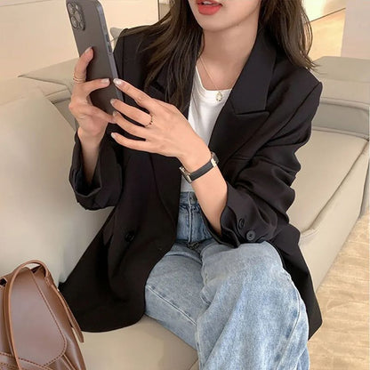 Damen Oversize Blazer Strukturiert Norvielle