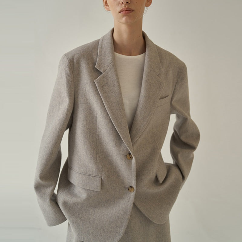 Damen Blazer aus hochwertigem Stoff Norvielle Elegant