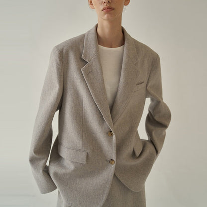 Damen Blazer aus hochwertigem Stoff Norvielle Elegant