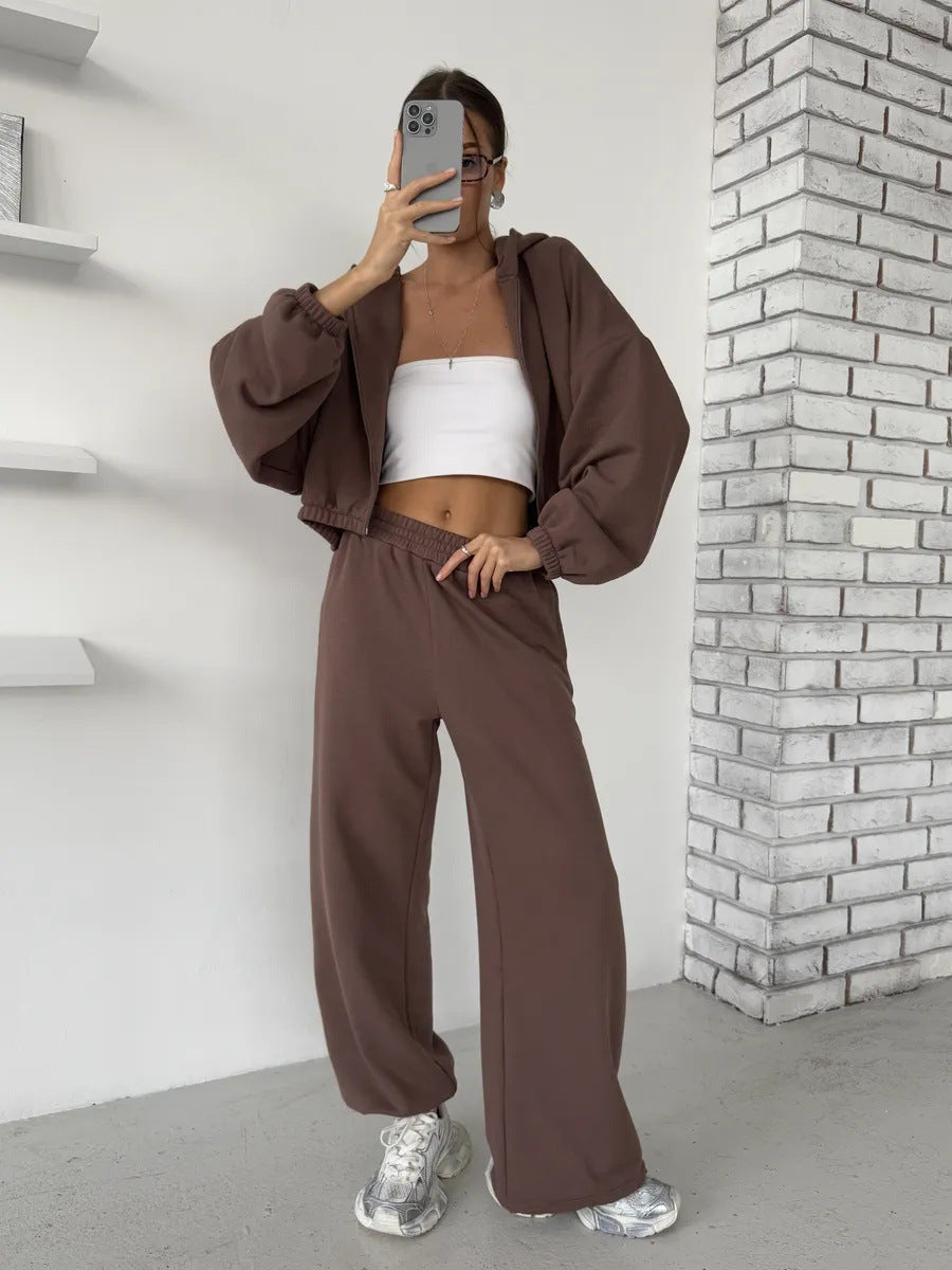 Damen Hoodie-Set Weite Ärmel Norvielle