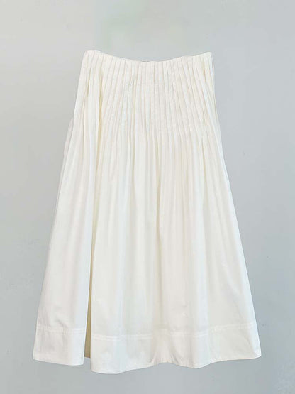 Damen Midirock Plissee Details Norvielle