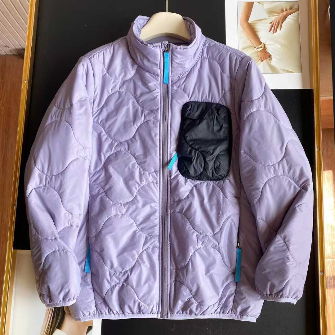 Damen Steppjacke Leicht Hochkragen Praktische Taschen Norvielle
