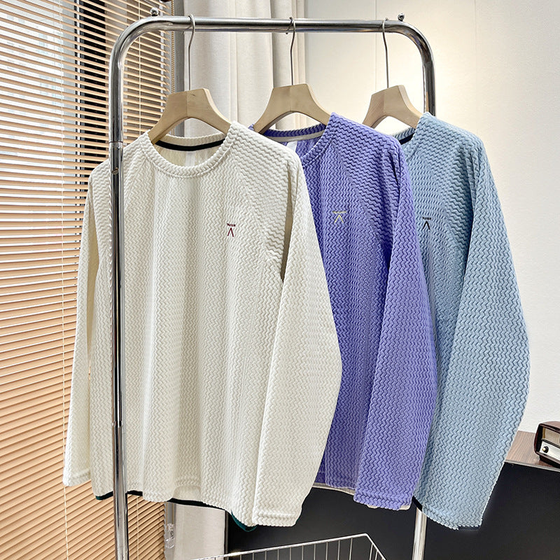 Damen Langarmshirt Strukturiertes Design Norvielle