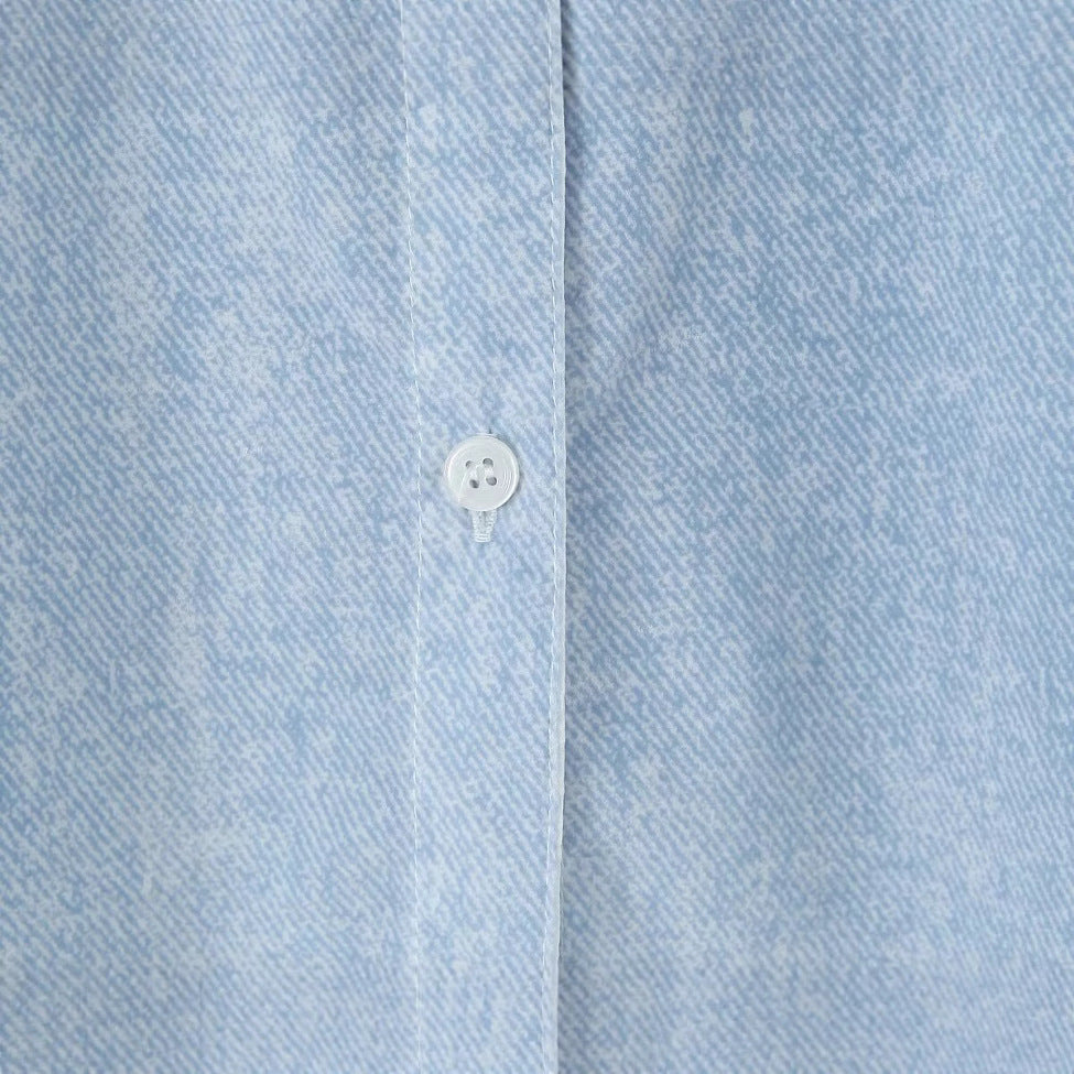 Damen Bluse Leichter Farbverlauf Norvielle