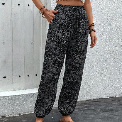 Damen Sommerhose Ethnomuster Leicht Norvielle