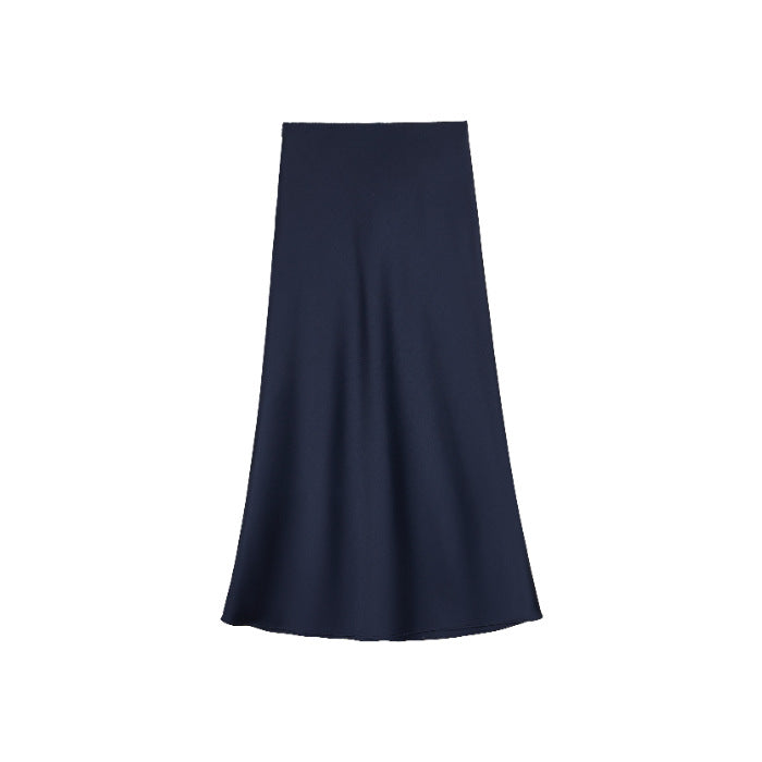 Damen Maxirock aus fließendem Material Weites Design