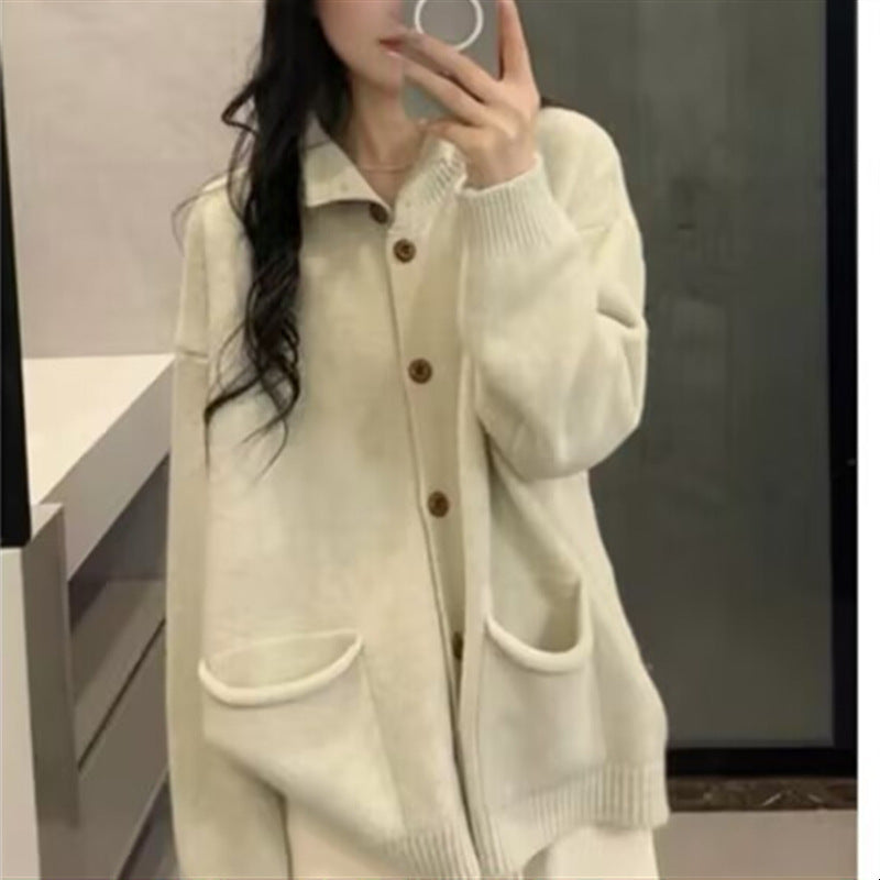 Damen Strickjacke Kuschelig Mit Taschen Norvielle