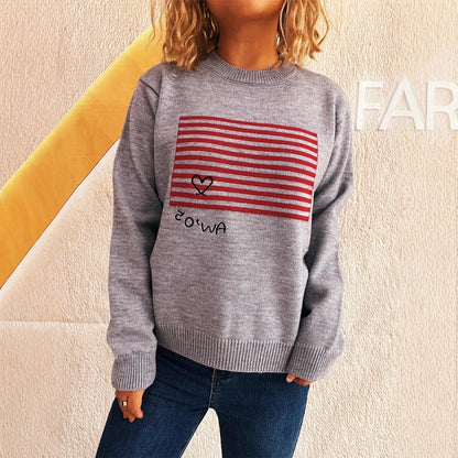 Damen Sweatshirt Grafik-Print Norvielle