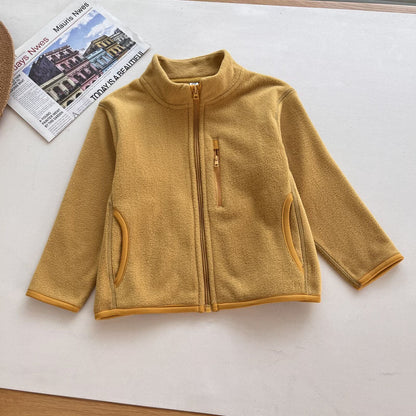 Damen Fleecejacke Hochschließend Reißverschlusstaschen Norvielle