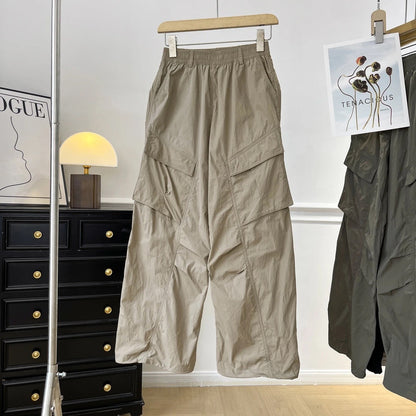 Damen Cargo-Hose Elastischer Bund Praktische Taschen Norvielle