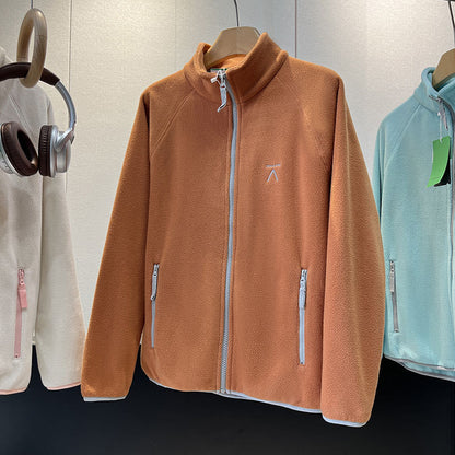 Damen Fleecejacke Weich Reißverschluss Norvielle
