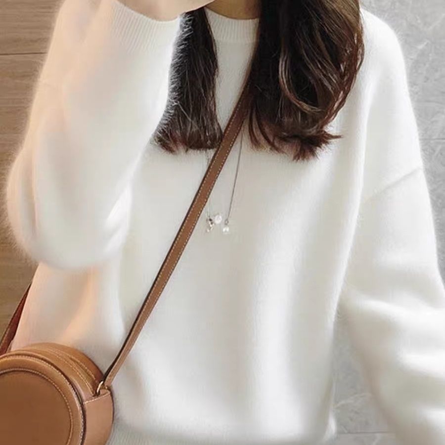 Damen Wollpullover Gemütlich Norvielle