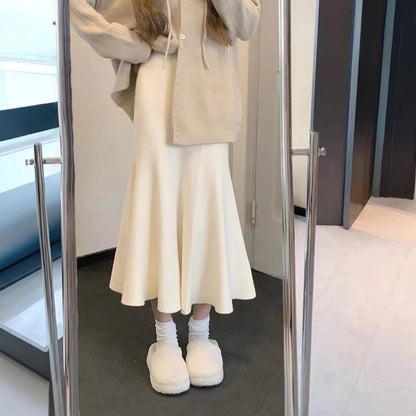 Damen Strickjacken-Set mit Kontrastdetails und Knopfverschluss - Norvielle
